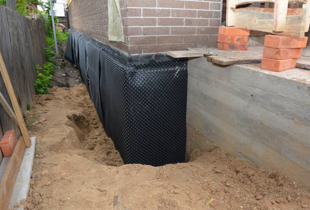 Happy homeowners after waterproofing job in Coal City